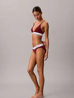 Licht gevoerde triangel bralette - Icon Cotton Modal