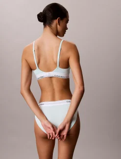 Licht gevoerde triangel bralette - Icon Cotton Modal