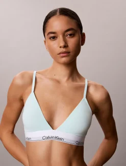 Licht gevoerde triangel bralette - Icon Cotton Modal
