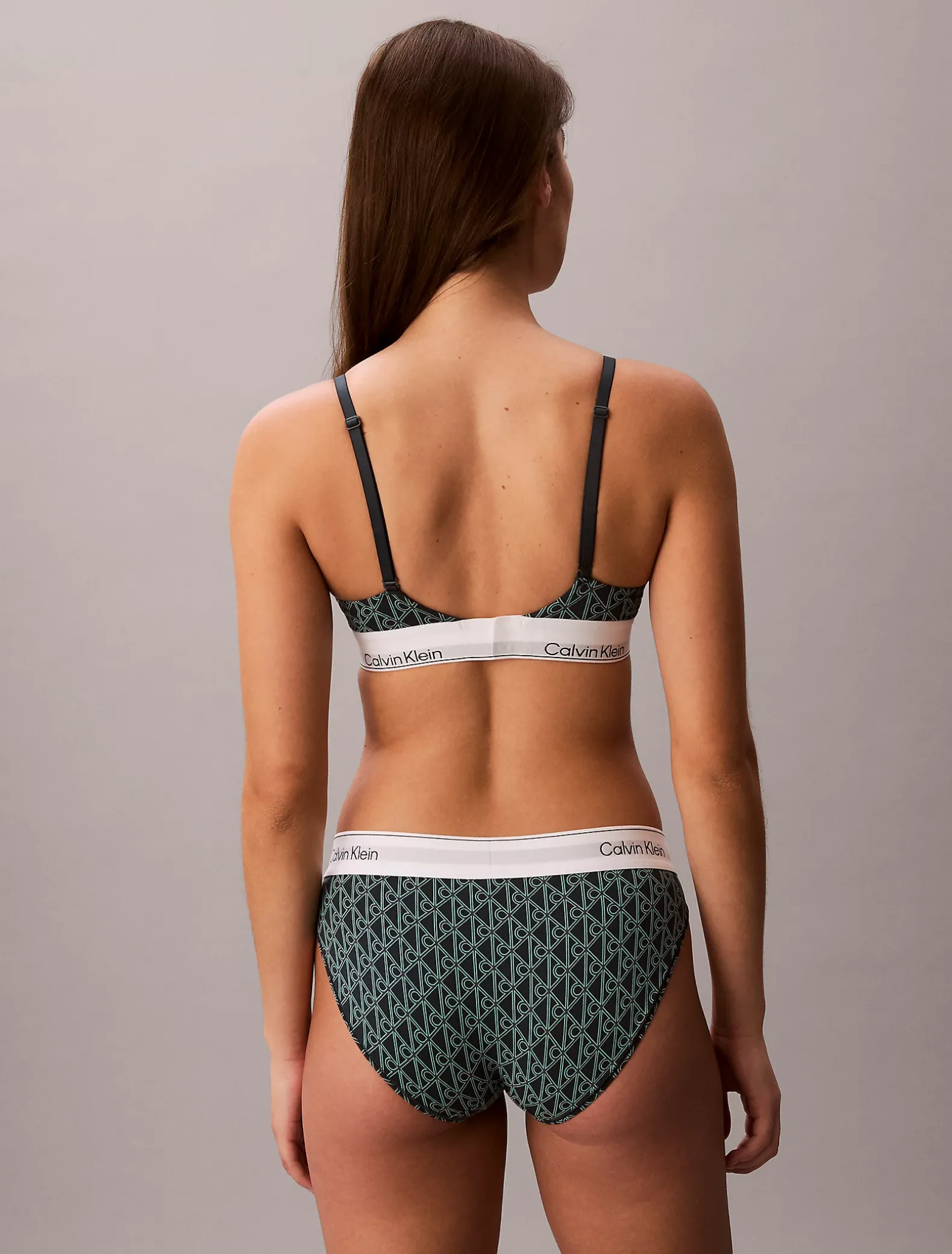 Licht gevoerde triangel bralette - Icon Cotton Modal