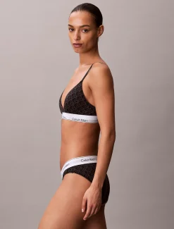 Licht gevoerde triangel bralette - Icon Cotton Modal
