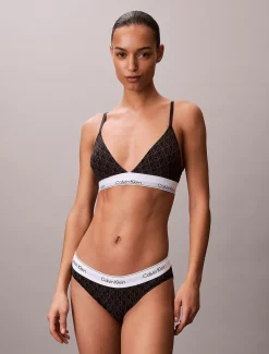 Licht gevoerde triangel bralette - Icon Cotton Modal