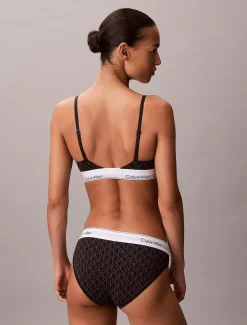 Licht gevoerde triangel bralette - Icon Cotton Modal