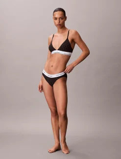Licht gevoerde triangel bralette - Icon Cotton Modal