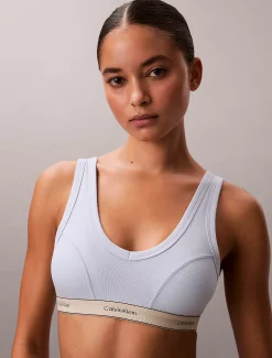 Licht gevoerde triangel bralette - Heritage Cotton Stretch