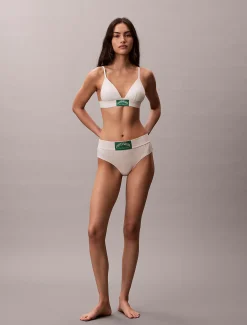 Licht gevoerde triangel bralette - Heritage Cotton Stretch