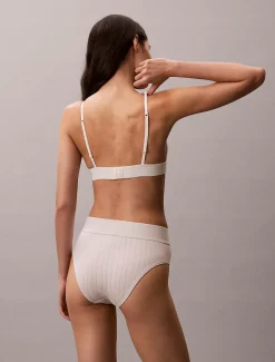 Licht gevoerde triangel bralette - Heritage Cotton Stretch