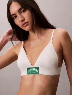 Licht gevoerde triangel bralette - Heritage Cotton Stretch