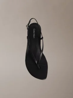 Lina - Leren sandalen met kitten heel