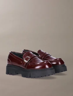 Loafers met dikke plateauzool voor kinderen