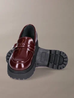 Loafers met dikke plateauzool voor kinderen