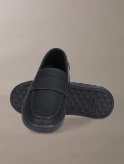 Loafers met kinderschortmotief