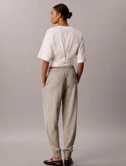 Loungesweatbroek met logo - Icon Cotton Jersey