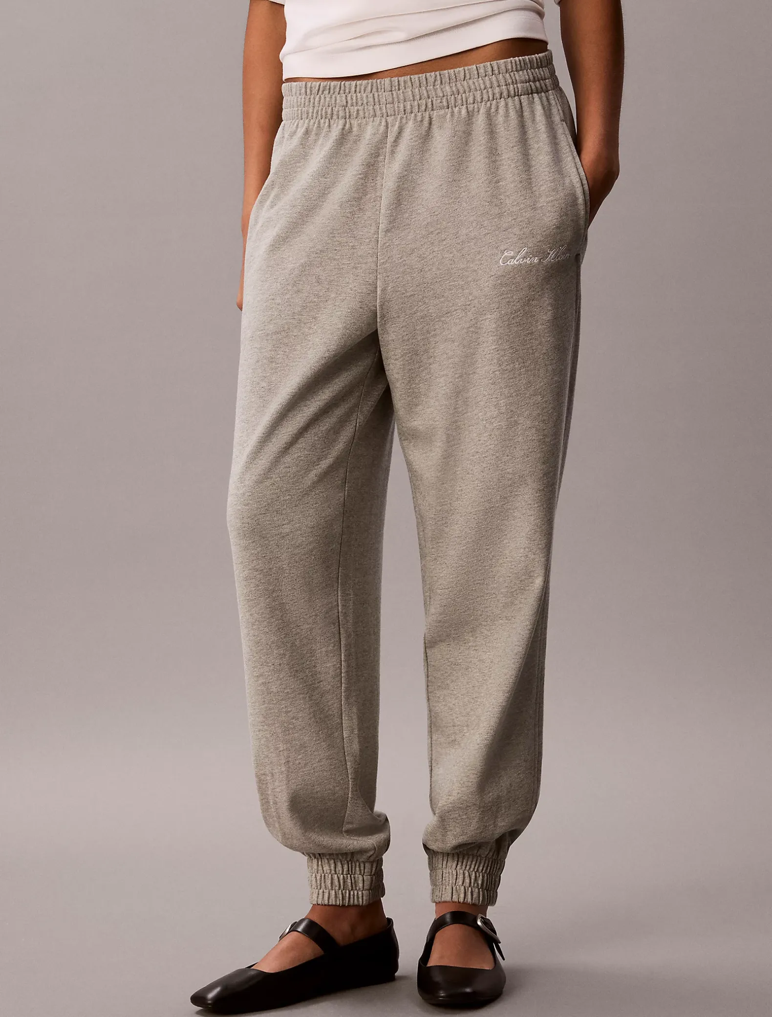 Loungesweatbroek met logo - Icon Cotton Jersey