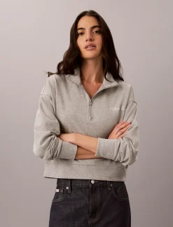 Loungesweatshirt met logo - Icon Cotton Jersey