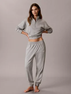 Loungesweatshirt met logo - Icon Cotton Jersey