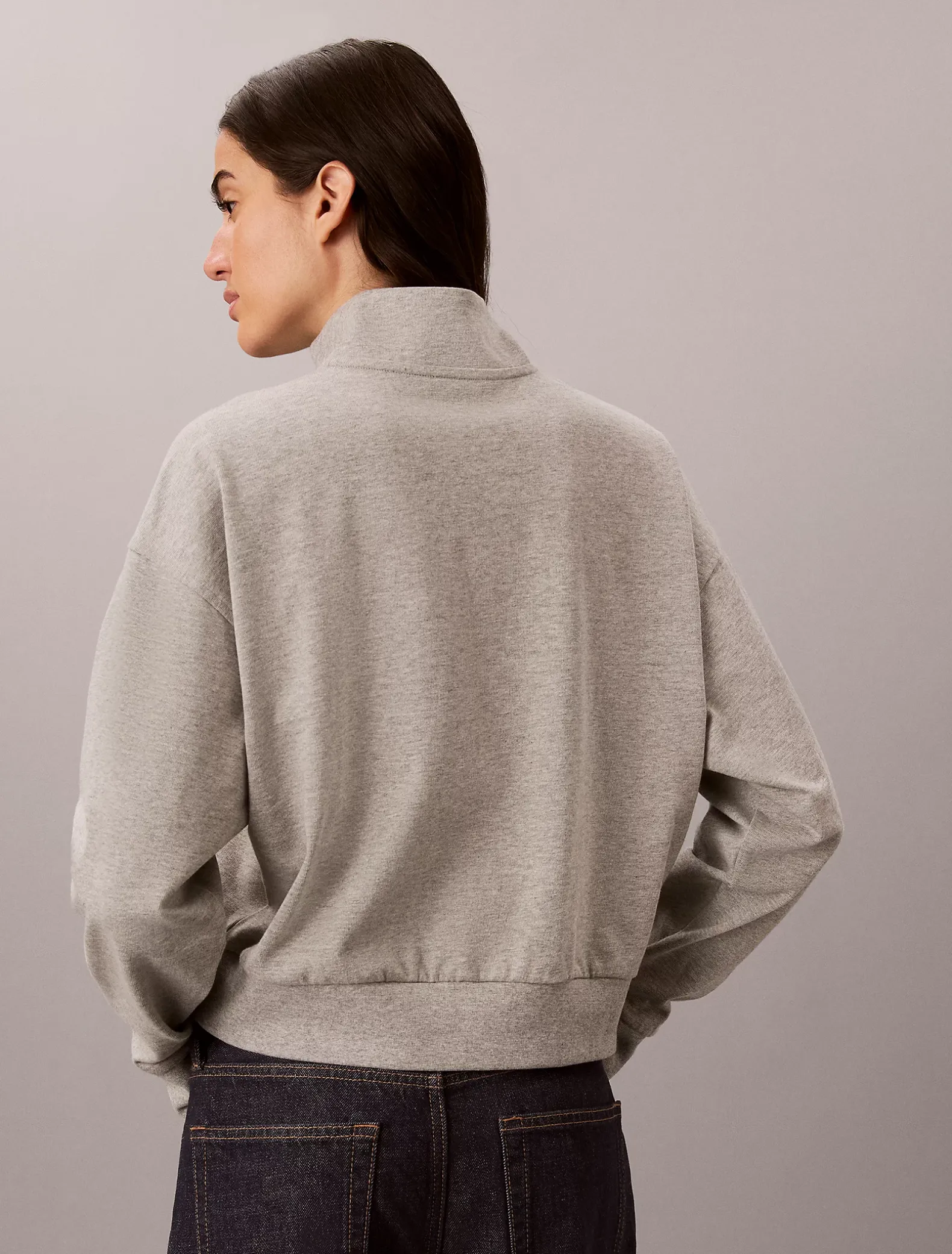 Loungesweatshirt met logo - Icon Cotton Jersey