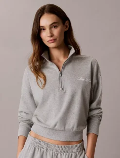 Loungesweatshirt met logo - Icon Cotton Jersey