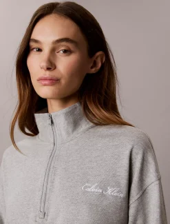 Loungesweatshirt met logo - Icon Cotton Jersey