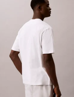 Lounge-T-shirt met logo - Heritage Cotton Poplin