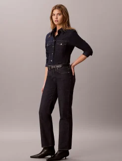 Low Rise Straight Jeans