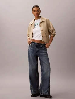 Low Rise Twisted Baggy Jeans
