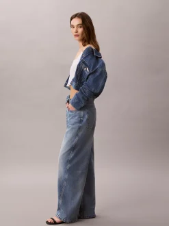 Low Rise Twisted Baggy Jeans