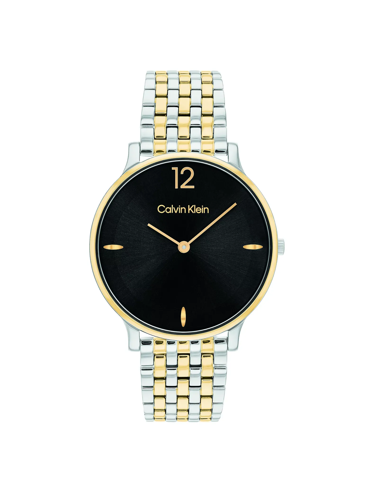 Luxe tweekleurig armbandhorloge