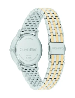 Luxe tweekleurig armbandhorloge