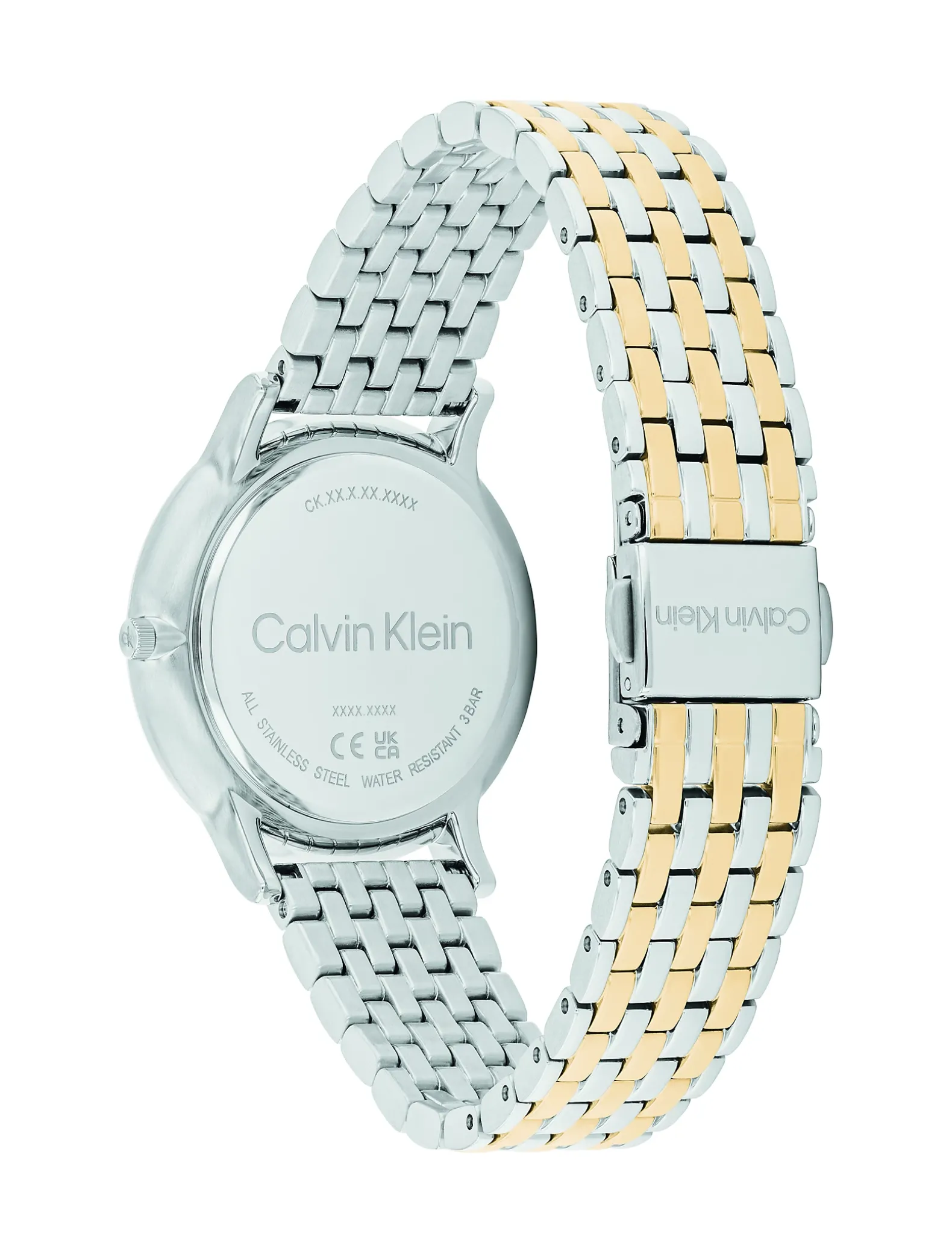 Luxe tweekleurig armbandhorloge