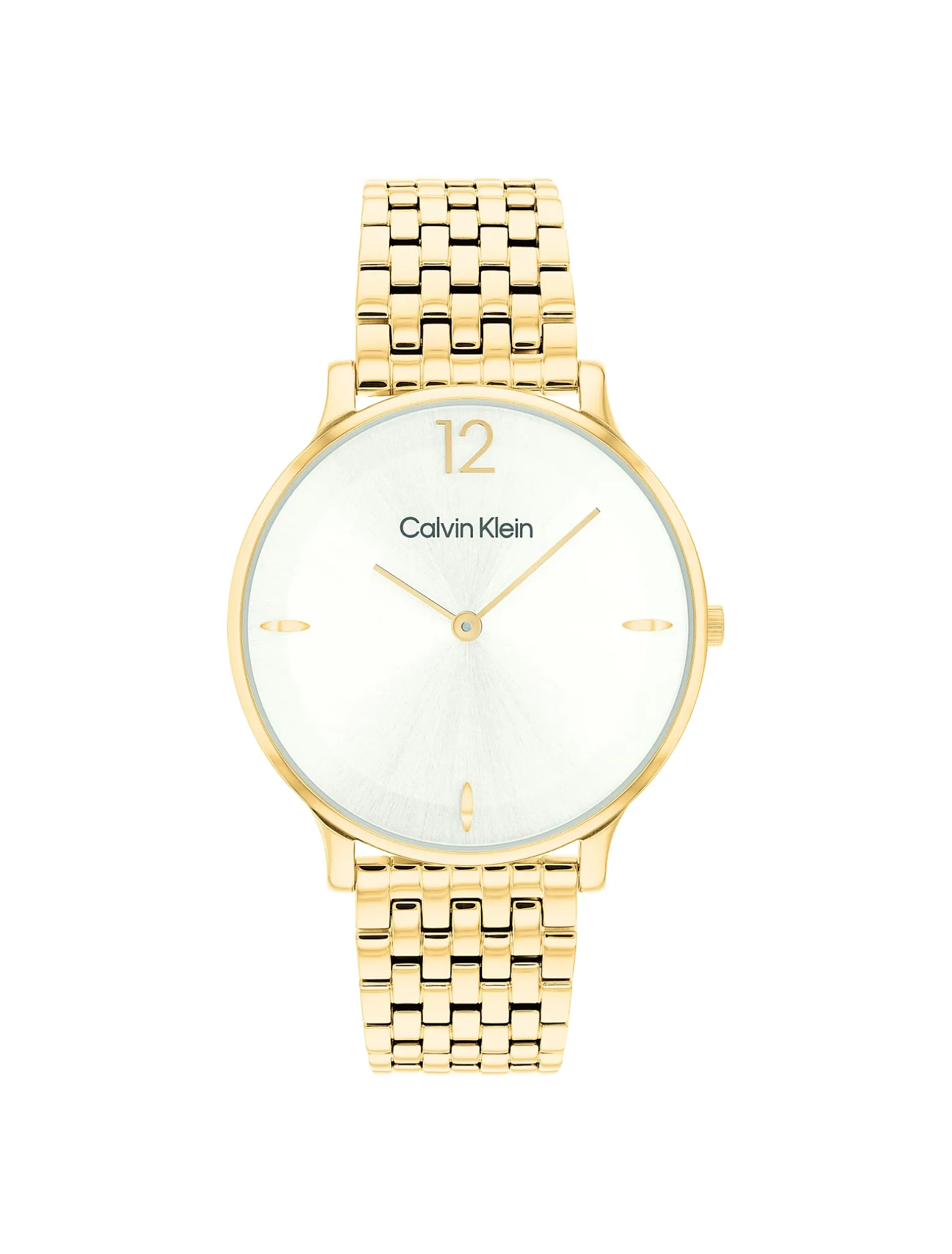 Luxe verguld stalen armbandhorloge