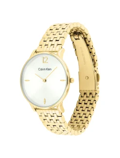 Luxe verguld stalen armbandhorloge