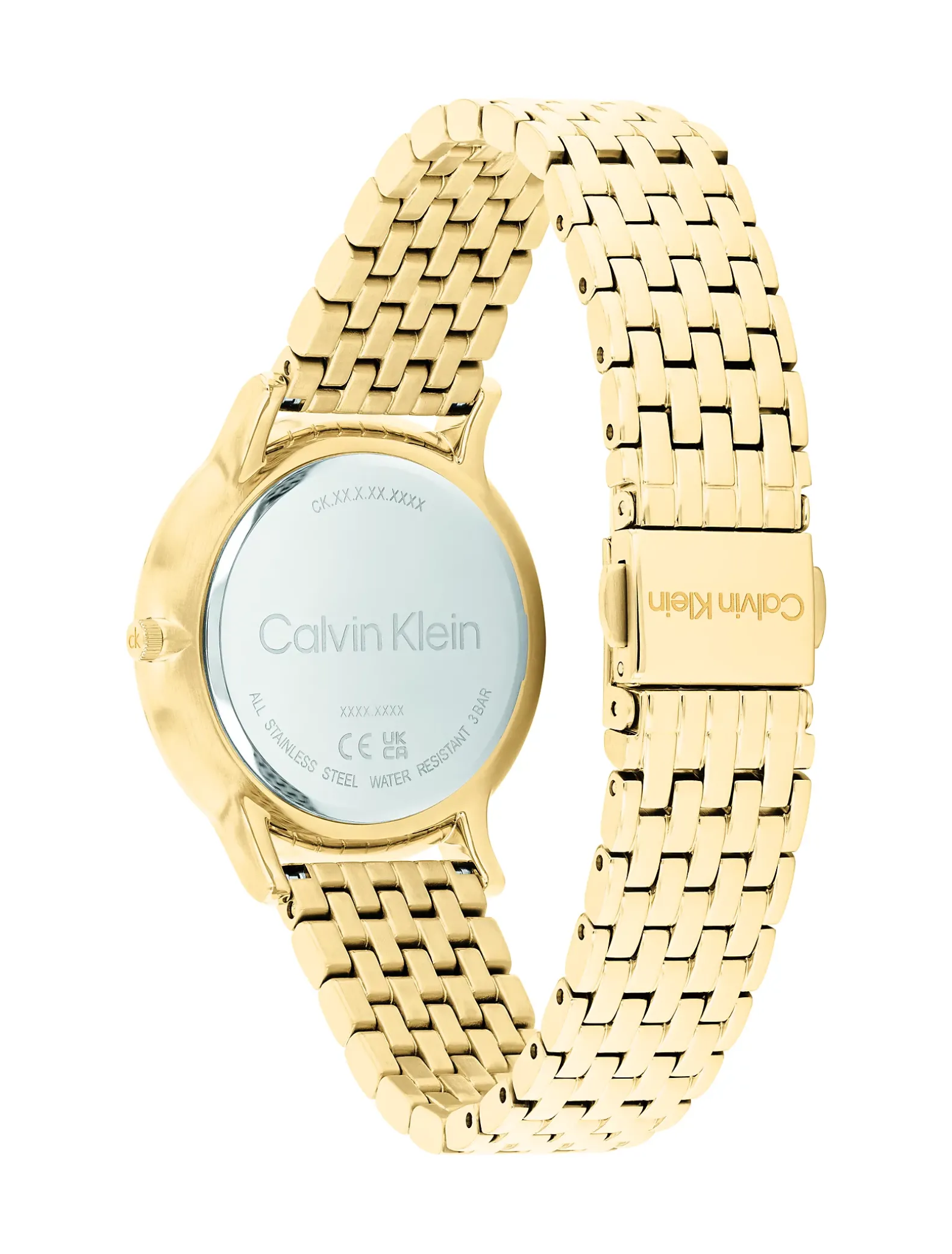 Luxe verguld stalen armbandhorloge