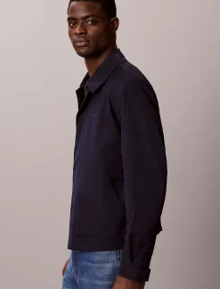 Matte blousonjack van twill met rits