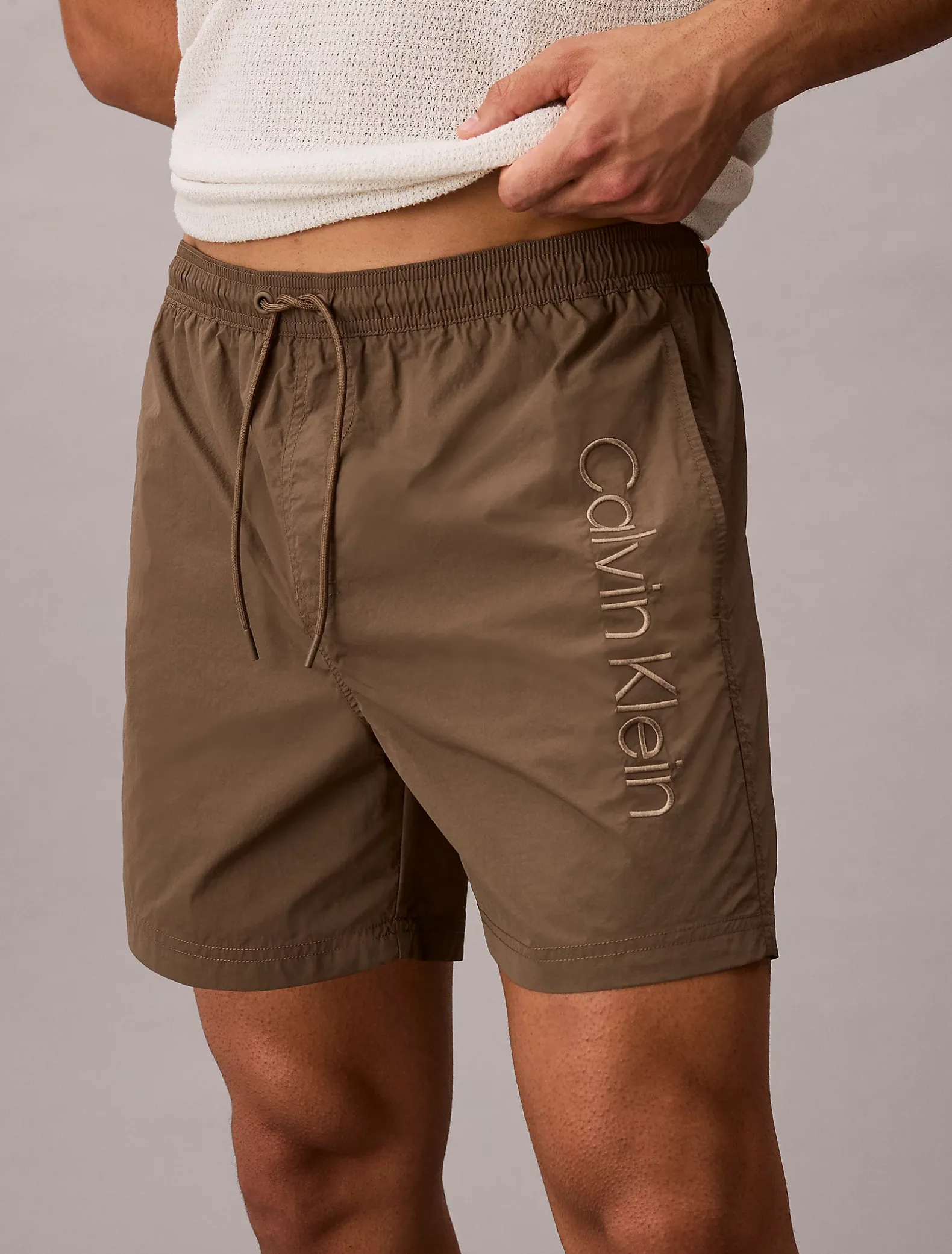 Medium zwemshort met trekkoord - CK Tech