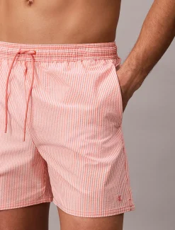 Medium zwemshort met trekkoord - Seersucker