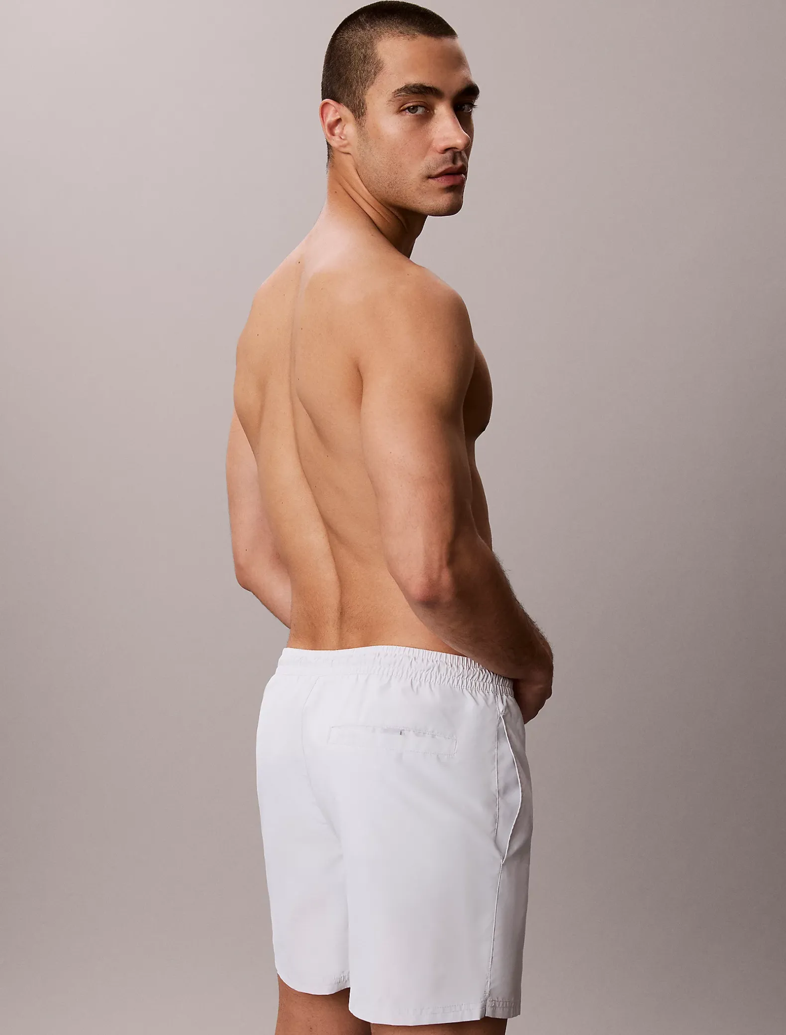 Medium zwemshort met trekkoord - CK Essentials