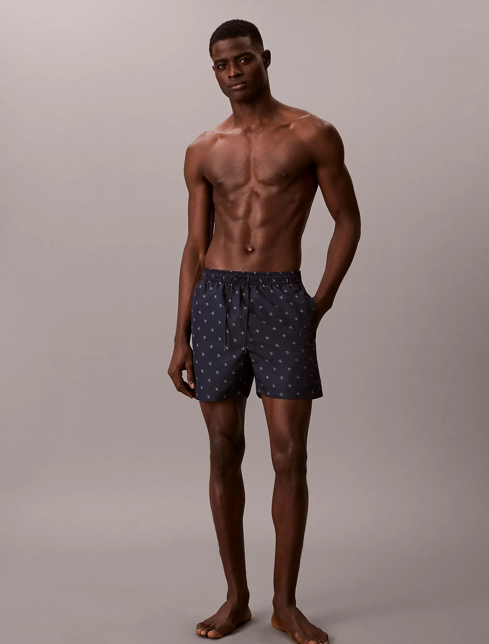 Medium zwemshort met trekkoord - Essentials