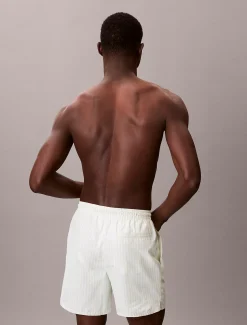 Medium zwemshort met trekkoord - CK Monogram