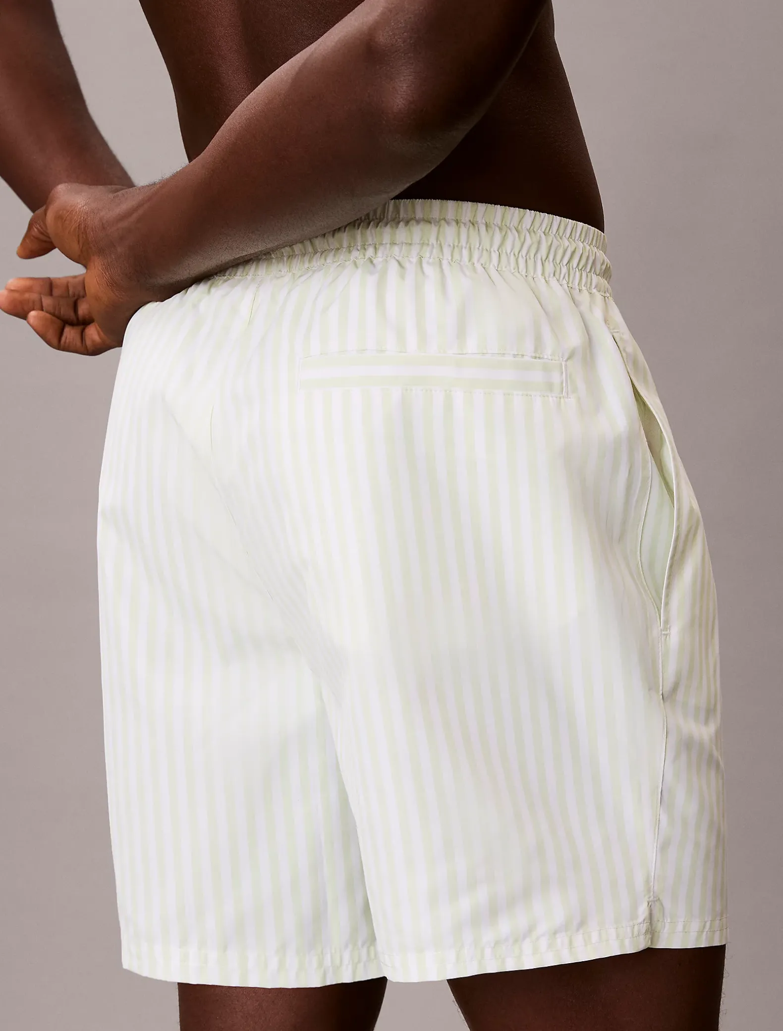 Medium zwemshort met trekkoord - CK Monogram