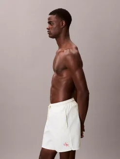 Medium zwemshort met trekkoord - CK Monogram