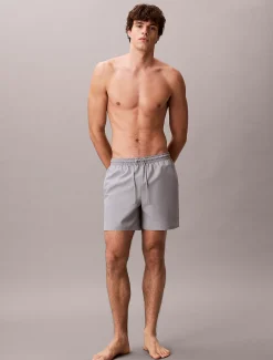 Medium zwemshort met trekkoord - CK Monogram