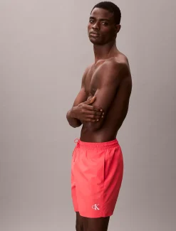 Medium zwemshort met trekkoord - CK Monogram