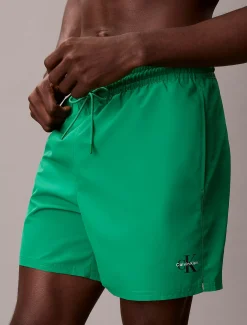 Medium zwemshort met trekkoord - CK Monogram