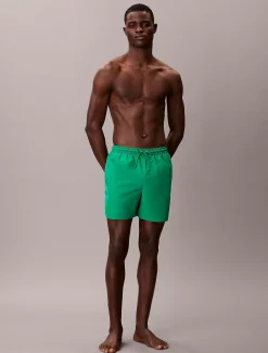 Medium zwemshort met trekkoord - CK Monogram