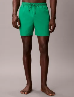 Medium zwemshort met trekkoord - CK Monogram