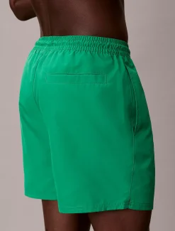 Medium zwemshort met trekkoord - CK Monogram