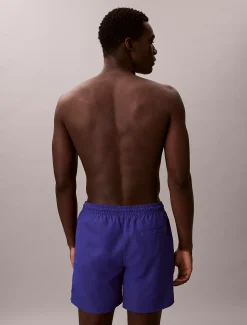 Medium zwemshort met trekkoord - CK Monogram
