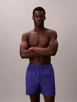 Medium zwemshort met trekkoord - CK Monogram