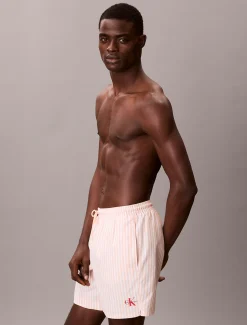 Medium zwemshort met trekkoord - CK Monogram